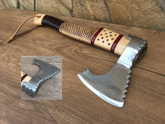 Viking axe, tomahawk, hatchet, mens gifts, medieval axe, viking weapons, viking camp, axe, viking camp kit, reenactment medieval, iron gifts