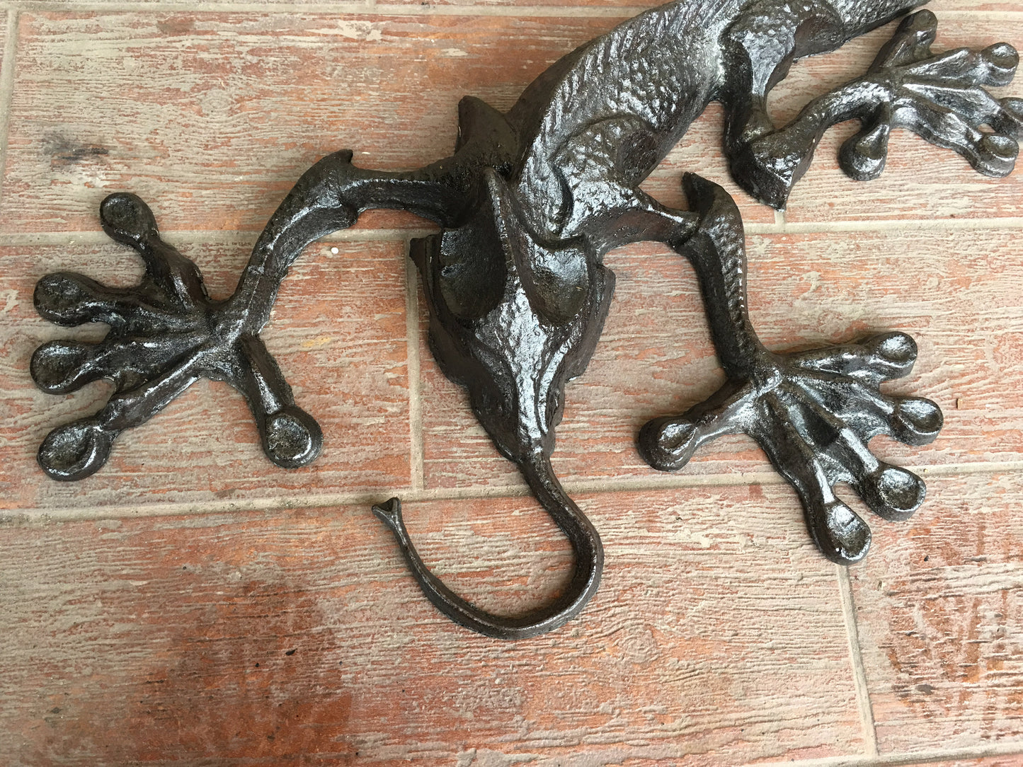 Wrought iron lizard, iron gift, lizard lover gift, steel gift, lizard wall art, sculpture, lizard home decor, lizard garden, lizard decor