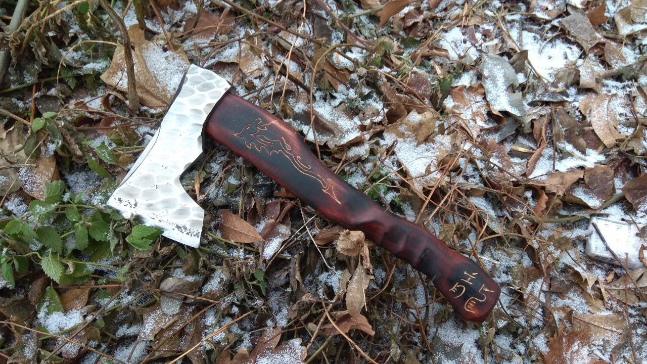 Viking axe, manly iron gifts, medieval axe, tomahawk, gifts for men, viking tomahawk, viking knife, handcrafted axe, backyard axe, axe head