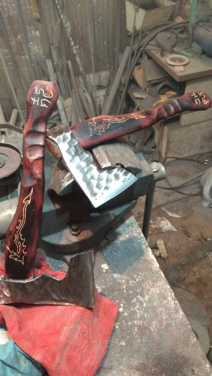 Viking axe, manly iron gifts, medieval axe, tomahawk, gifts for men, viking tomahawk, viking knife, handcrafted axe, backyard axe, axe head