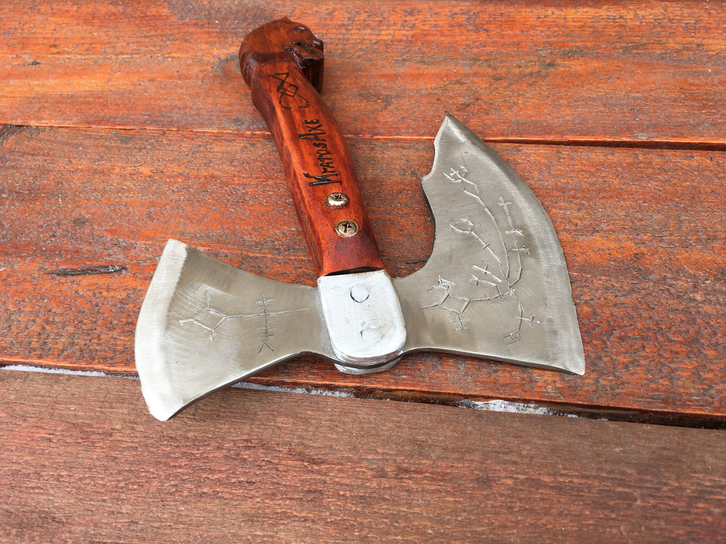 Stainless steel kitchen axe, kitchen axe, butcher gifts, meat axe, Leviathan axe, God of War axe, Kratos axe,mens gift,iron gifts,viking axe