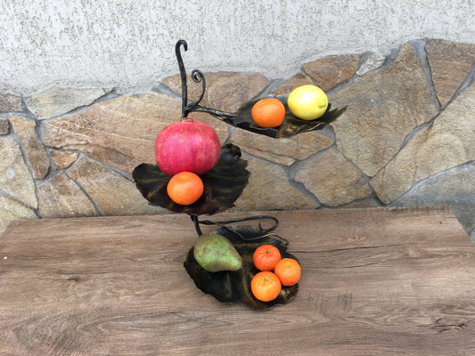 Forged fruit bowl, metal fruit plate, veggie tray, vegetable tray, fruit tray, fruit holder, table centerpiece, eggs basket, picnic, BBQ