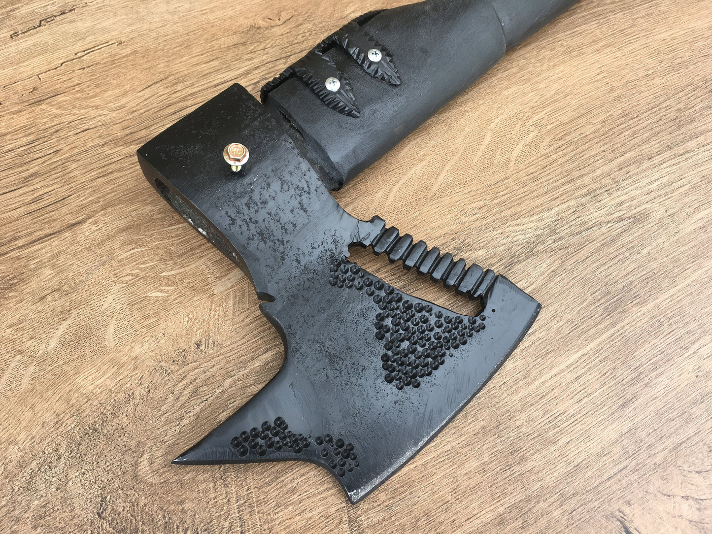 Viking axe, tomahawk, hatchet, viking, horror gift, axe charm, axe art, axe gift, axe and knife, his birthday gift,viking gift,stress relief