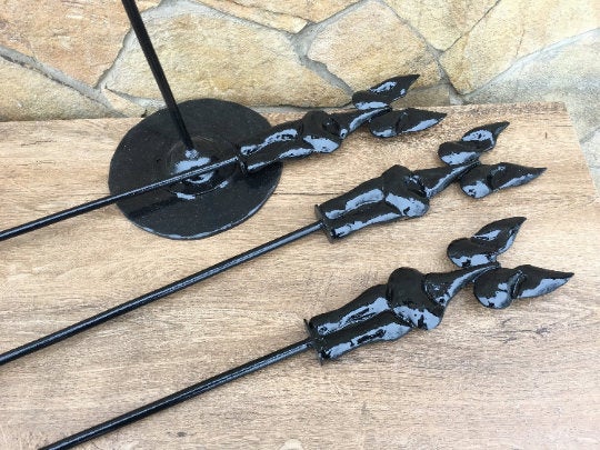 Fireplace tools, fireplace accessories, fireplace tool set, fire place, art nouveau, log tongs, fireplace set, fireplace screen, fireplace