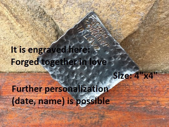 Engraved bowl, iron anniversary gift, 6th anniversary, 11th anniversary gift, steel bowl, wedding anniversary, personalized bowl, iron gift