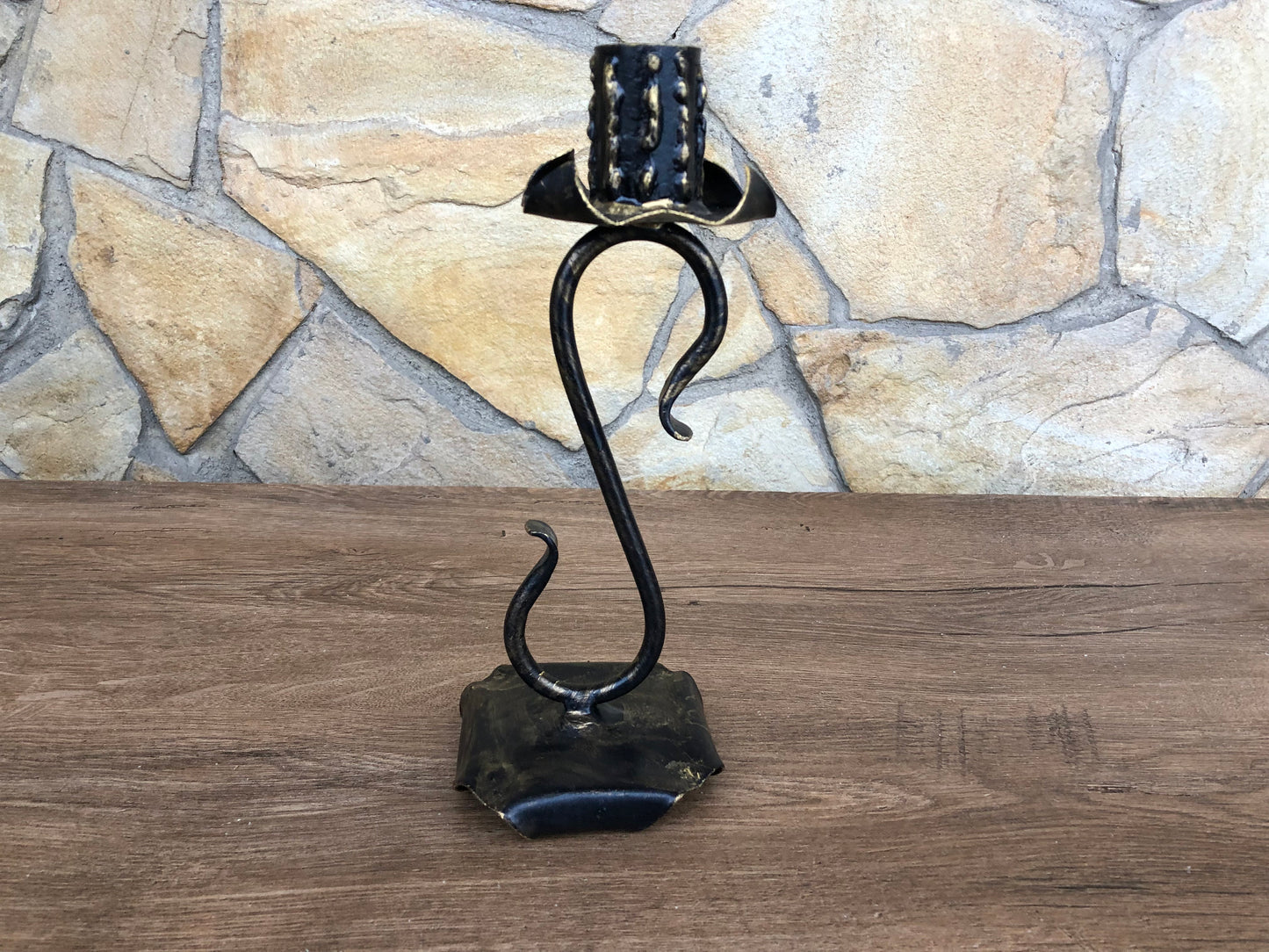 Candle holder, candle stick, candle stick holder, iron gift, birthday gift, unique candle holder, home decor, candle, steel art, hand forged