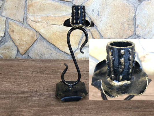 Candle holder, candle stick, candle stick holder, iron gift, birthday gift, unique candle holder, home decor, candle, steel art, hand forged