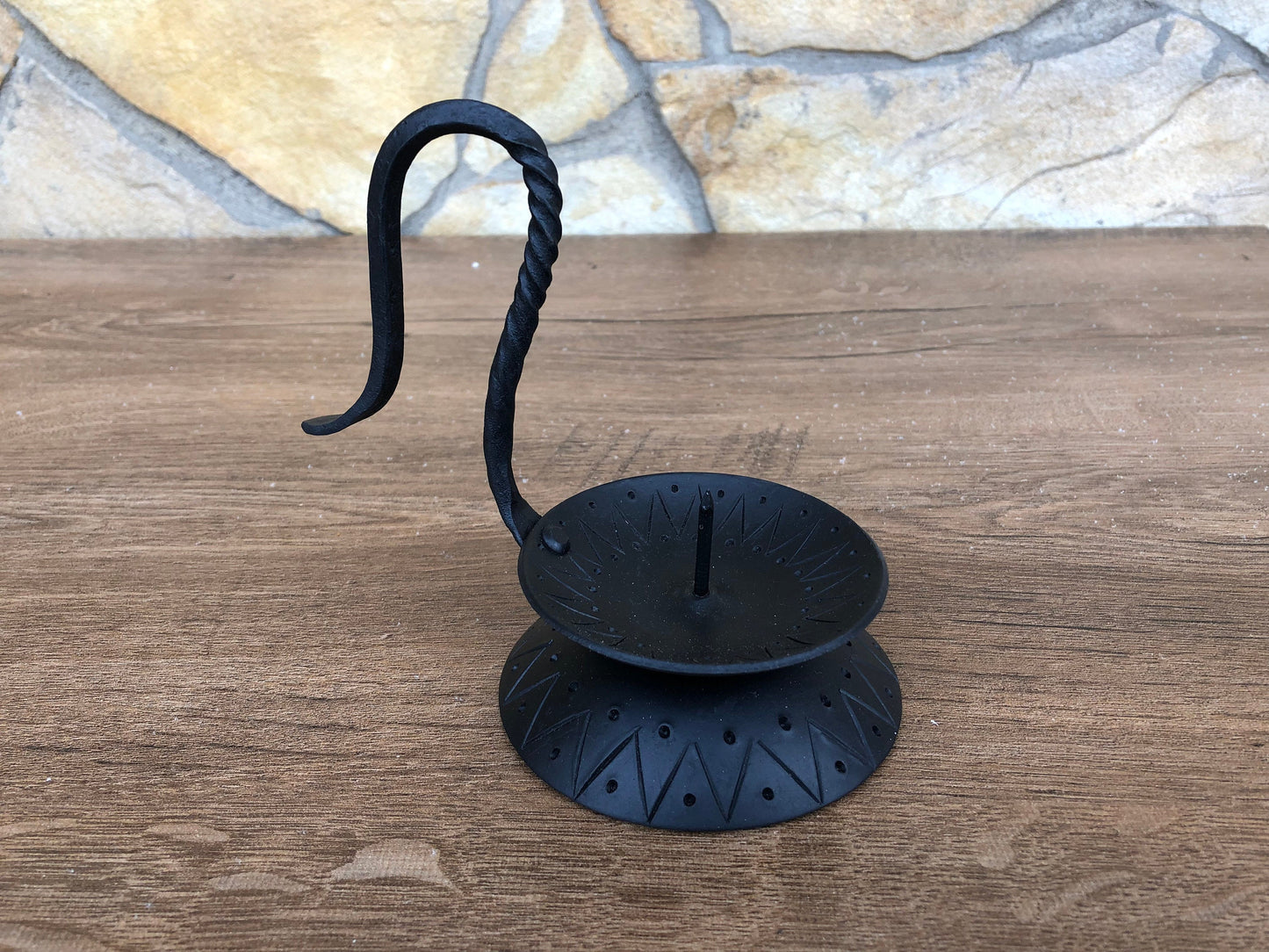 Candle holder, 6th anniversary gift, iron gift for her,steel anniversary gift for her,candlestick holder,wedding anniversary gift for her