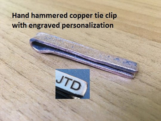 Copper tie clip, tie clip, tie bar, tie tack, copper gift for men, copper gift for him, personalized tie clip, mens copper gifts, tie clips