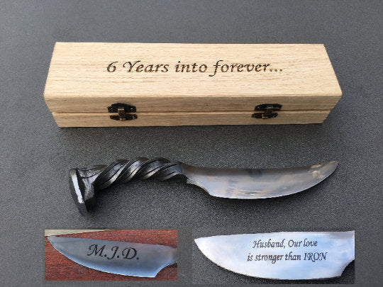 Engraved knife, engraved mens gift, iron gift men,mens gifts,railroad spike knife,knife for men,knife for cake,knife name,knife gift for him