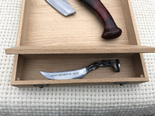 Mens gift box, railroad spike knife, axe, viking axe, mens gift set,mens gift birthday,iron anniversary,6 year anniversary,steel anniversary
