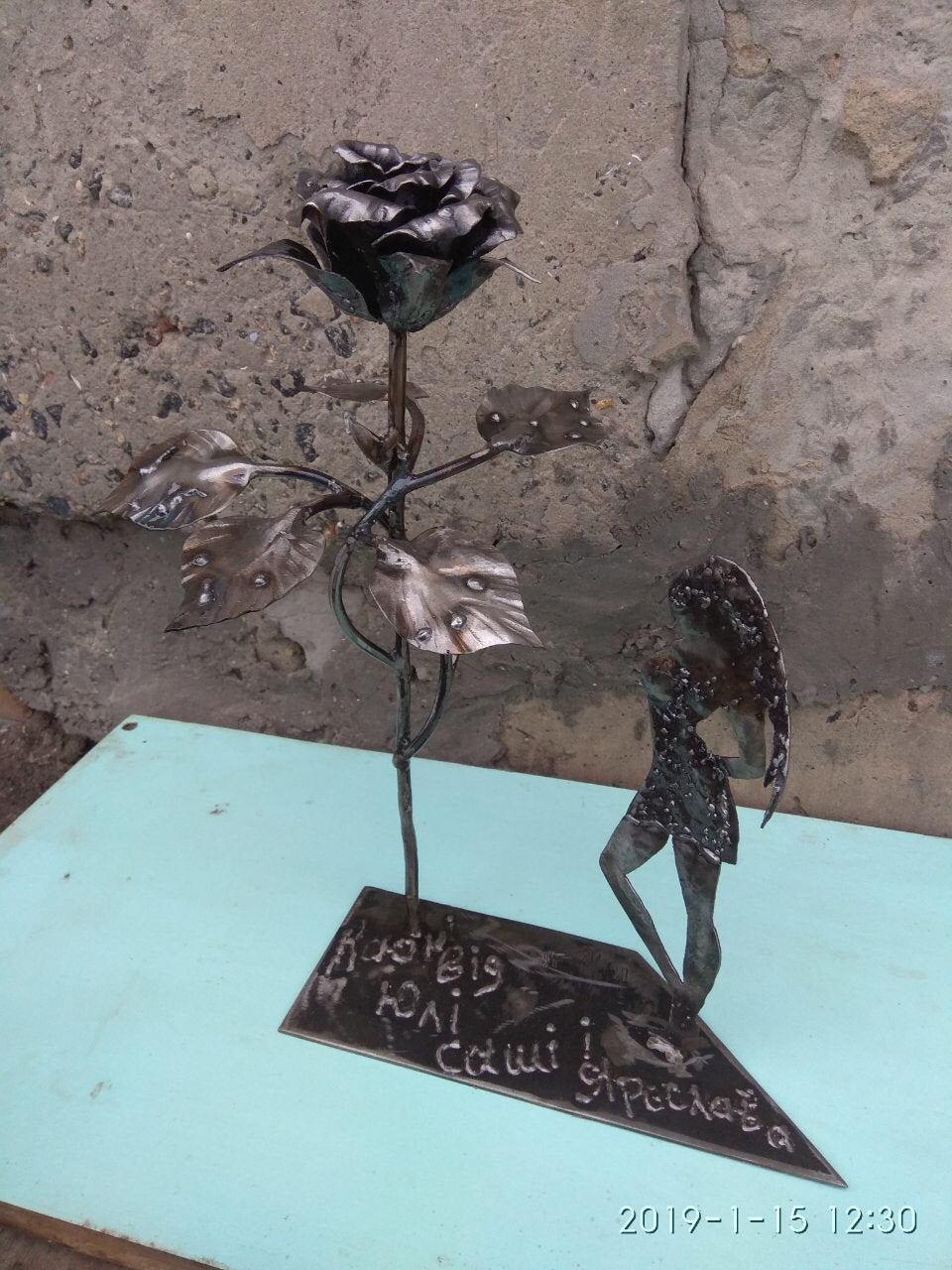 Iron rose, steel rose, metal rose, rose, iron gift, iron anniversary gift, metal sculpture, calla, daisy,rose for her,her birthday gift,lily