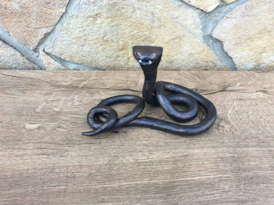 Iron snake, iron cobra, handforged snake, cobra sculpture,iron snakes, blacksmith sculpture, snake gifts, snake sculpture, snake statue