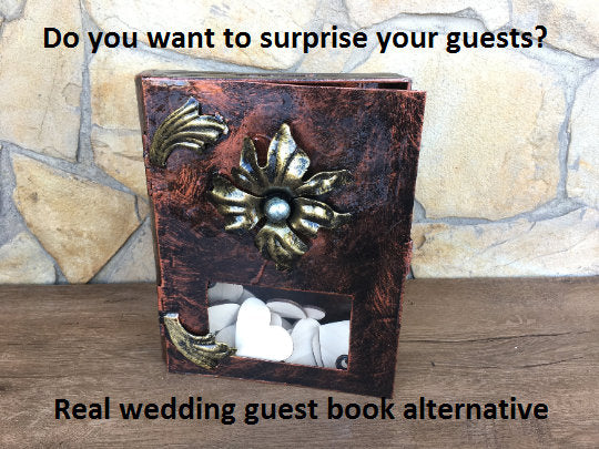Wedding guest book alternative, wedding, wedding guest book, wedding guestbook, guest book wedding, unique guest book, drop box, guest book