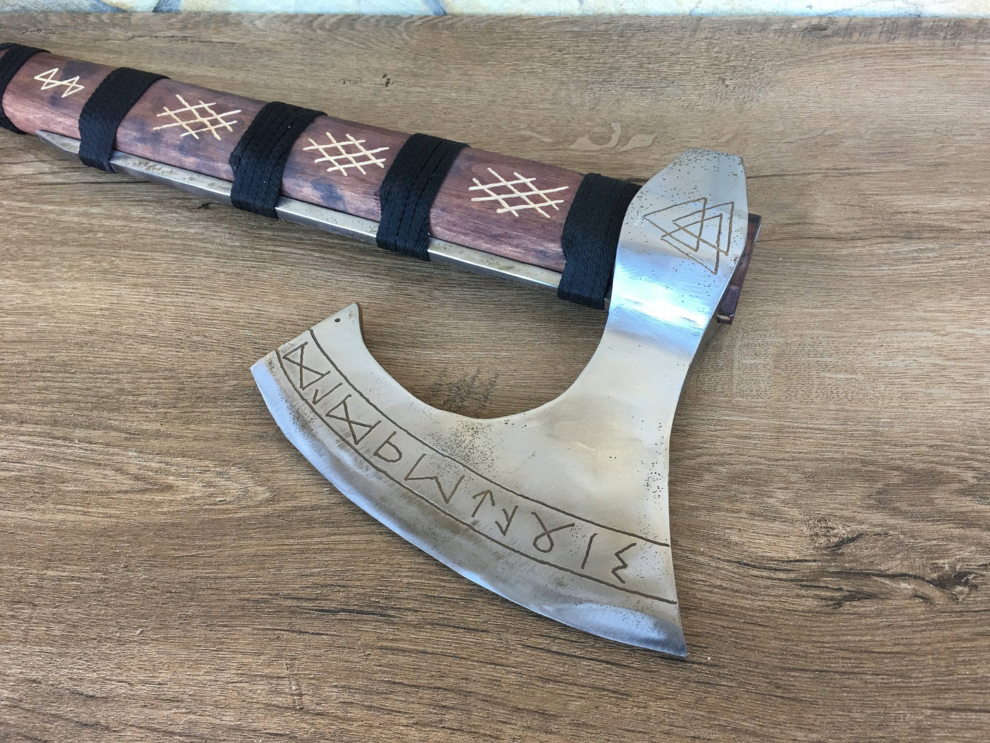 Perun axe, pagan axe, viking axe, Ragnar, Dane axe, The Raider, Great Dane Axe, bearded axe, Norse axe, berserker axe, mjolnir,viking weapon