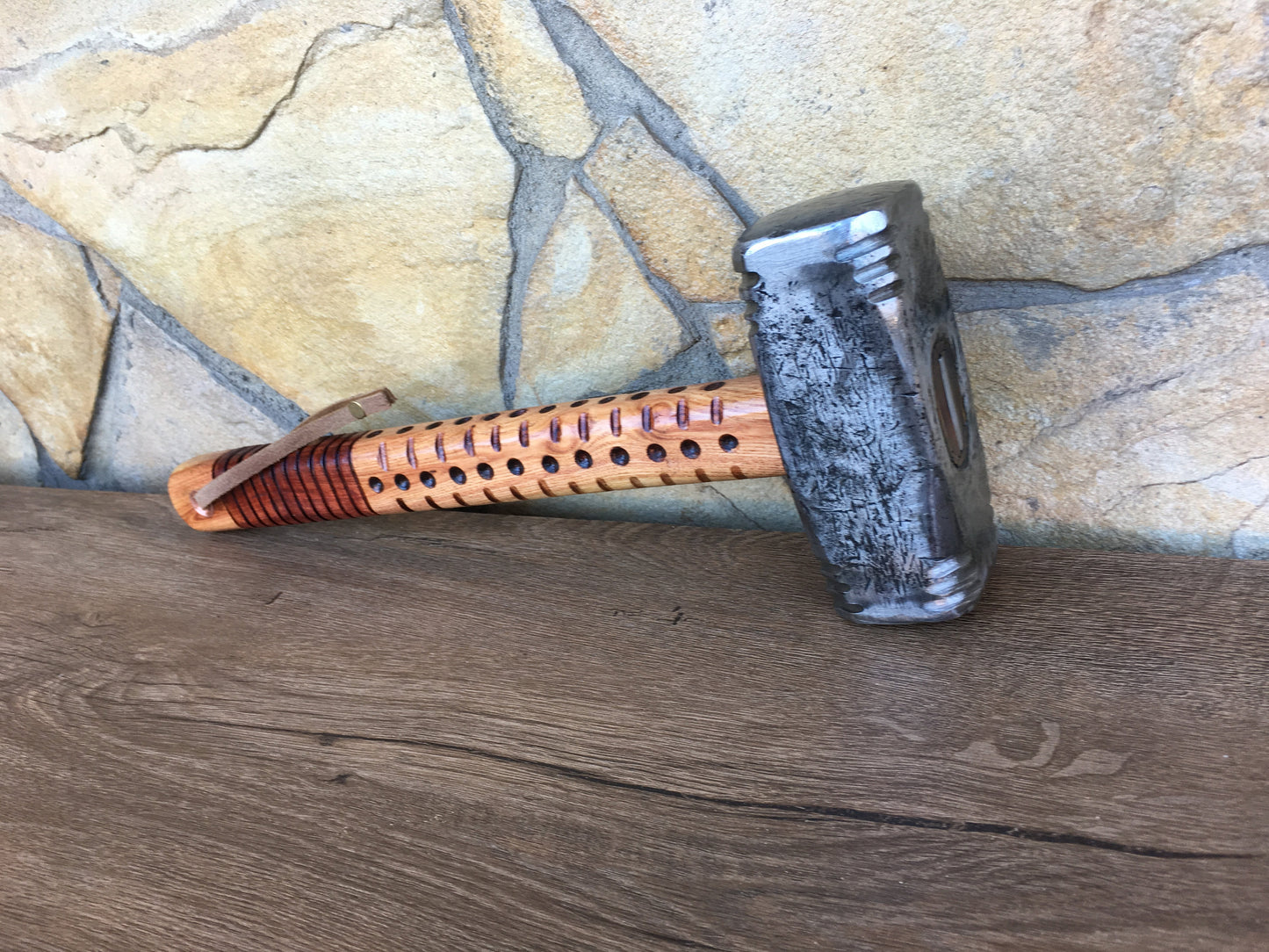 Hand forged hammer, blacksmith hammer, iron gift for him, wedding shower gift, bridal party gift, viking gift, viking hammer, nordic hammer