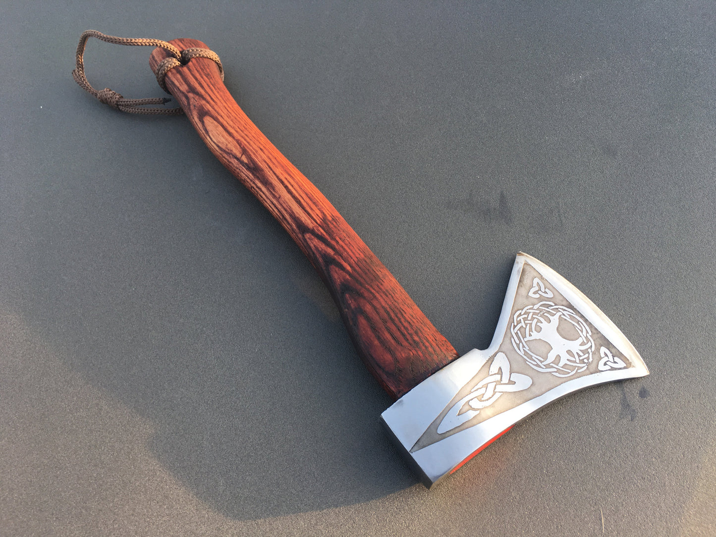 Mens gift, tree of life, viking axe, celtic, hatchet, tomahawk, handyman tool, groomsmen gift, tree of life decor, jewelry for men, runic