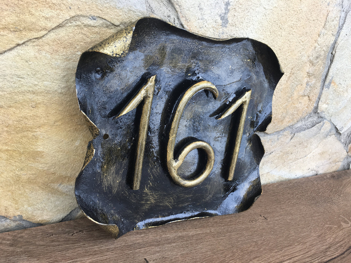 Hand forged address sign, customized home address sign, personalized house number plaque, custom home address sign,personalized house plaque