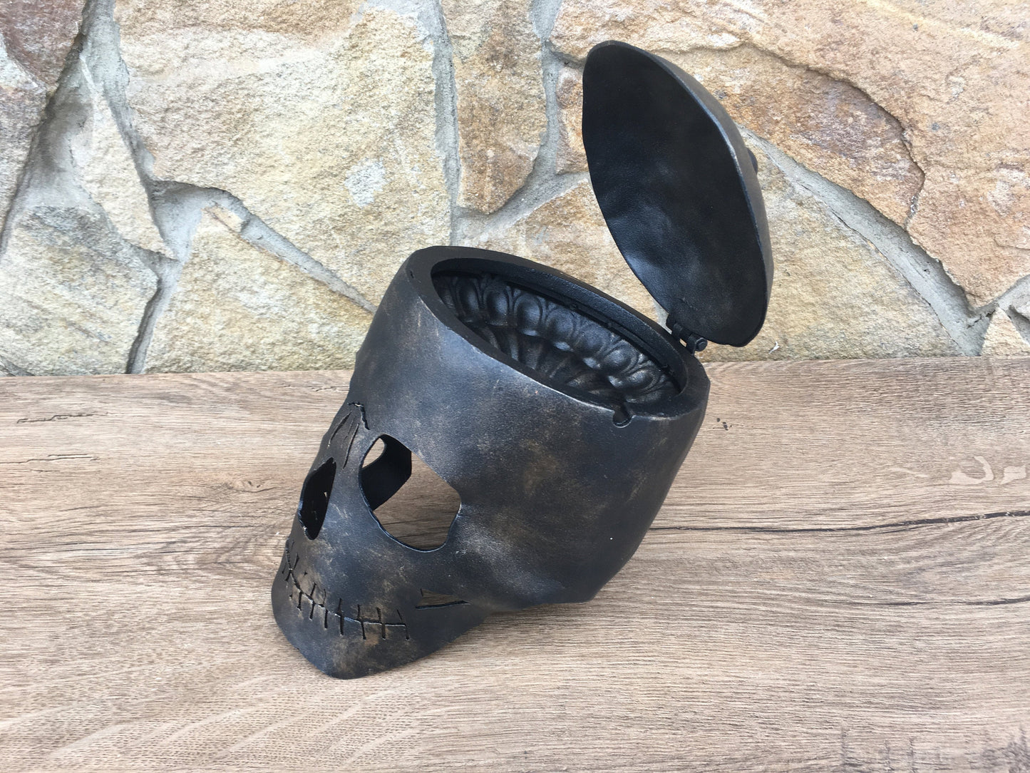 Ashtray, ash tray, ashtray skull, ashtray deco, horror gift, Halloween gift, ashtray cigar, smokers pipe, smoking accessory, smokers tool