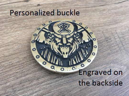 Viking buckle, mens buckle, belt buckle, buckle display, buckle display case, mens gifts, groomsmen gifts, buckle engraved, buckle custom