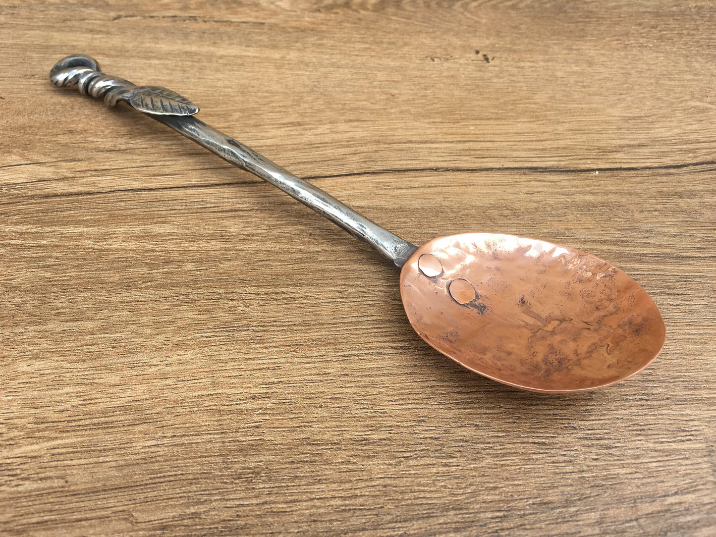 Medieval spoon, medieval fork, mid century spoon, copper spoon, viking spoon, medieval cutlery, viking cutlery, medieval flatware,spoon,fork