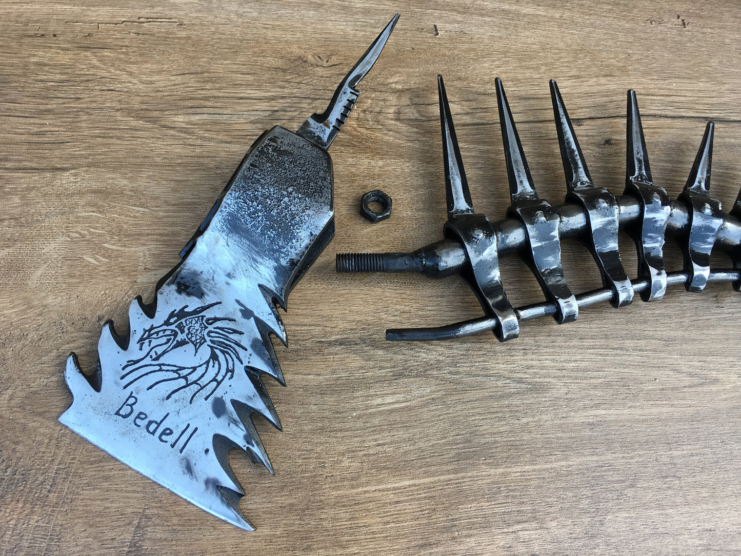 Fathers Day gift, viking axe, tomahawk, hatchet, viking, gift for husband, 6th anniversary gift for him, his birthday gift, skeleton, viking