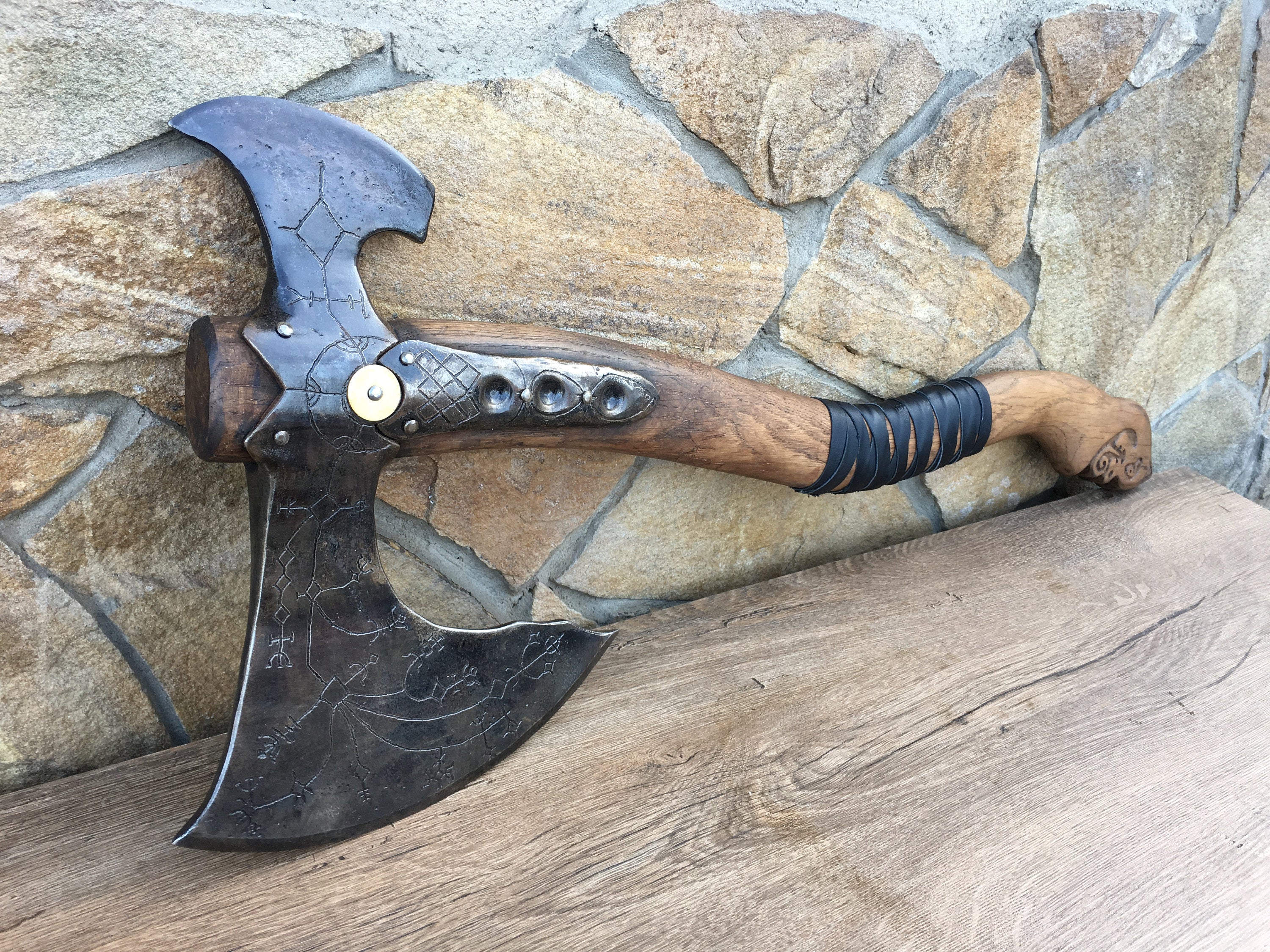 Hand crafted Leviathan axe ForgedCommodities