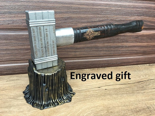 Engraved hammer, personalized hammer, Thor hammer, viking hammer, medieval hammer, decorative hammer, mens gift, viking axe, viking weapon