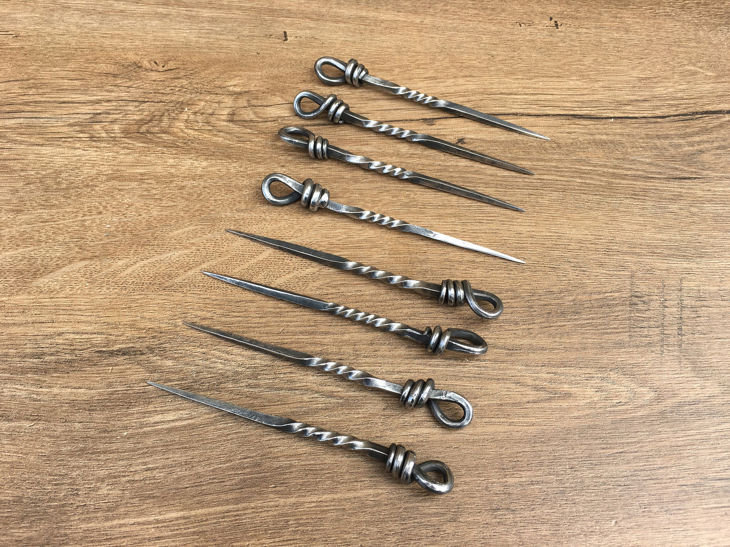 Food pricker, viking cutlery, stainless steel viking skewers, medieval kitchen, middle ages, reenactment, grill tools, camp equipment,viking