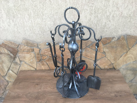 Fireplace tool set, fireplace tools, fireplace,  fireplace accessories, fireplace decor, fireplace cover, viking axe, axe, BBQ, iron gift