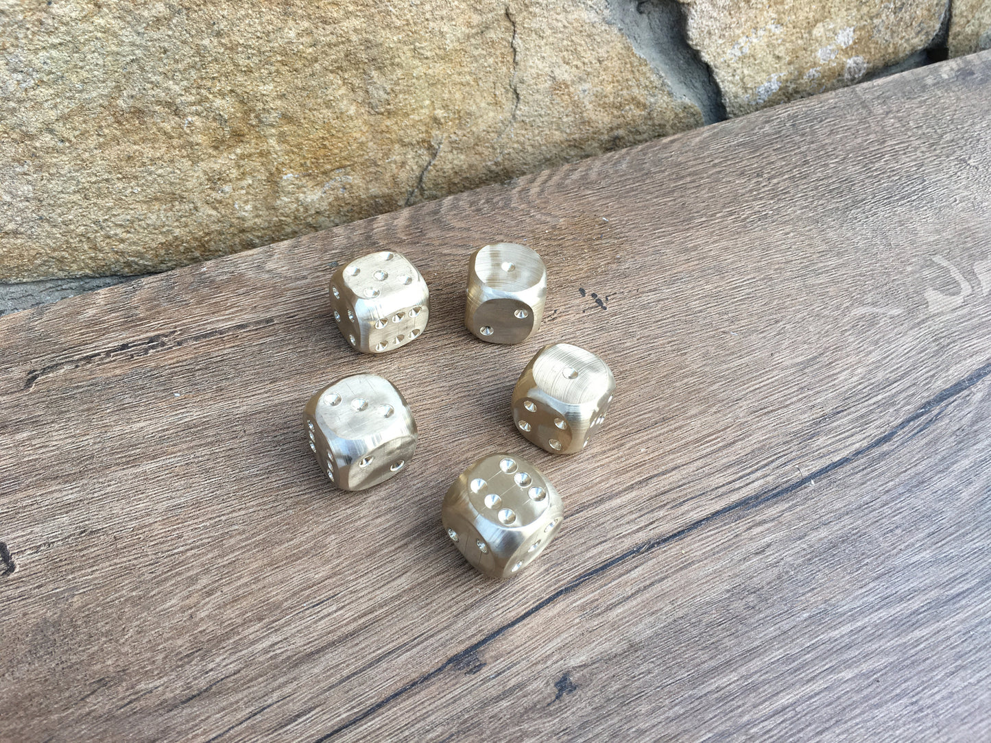 Bronze dices, dices, dice, dice set, dice box, bronze wedding, bronze anniversary gift, groomsman, groomsmen, board game, fun game gift