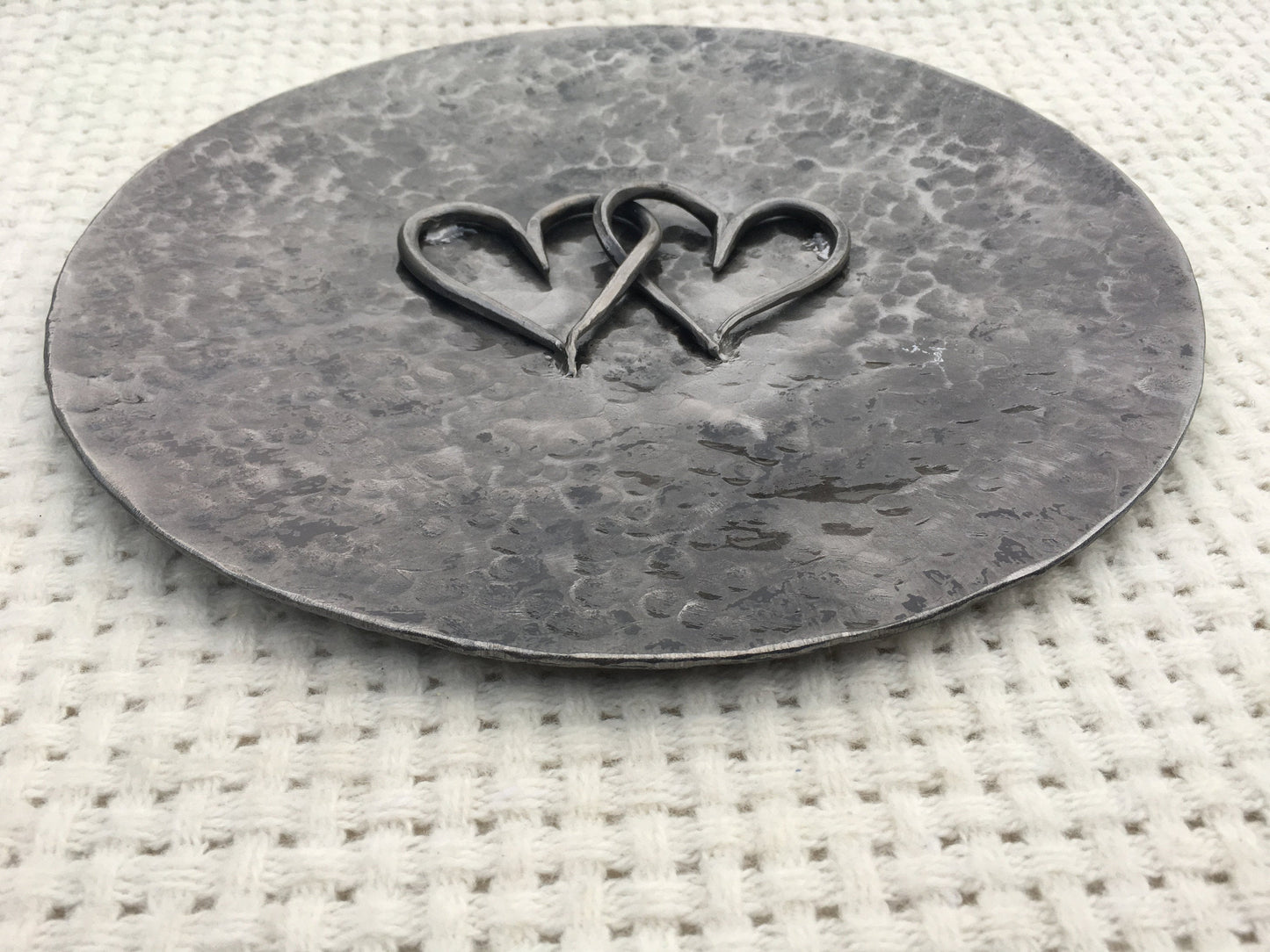 Iron bowl, 6th anniversary gift, iron anniversary, 6 year anniversary, iron hearts, iron gift, personalized bowl, iron gifts, steel bowl