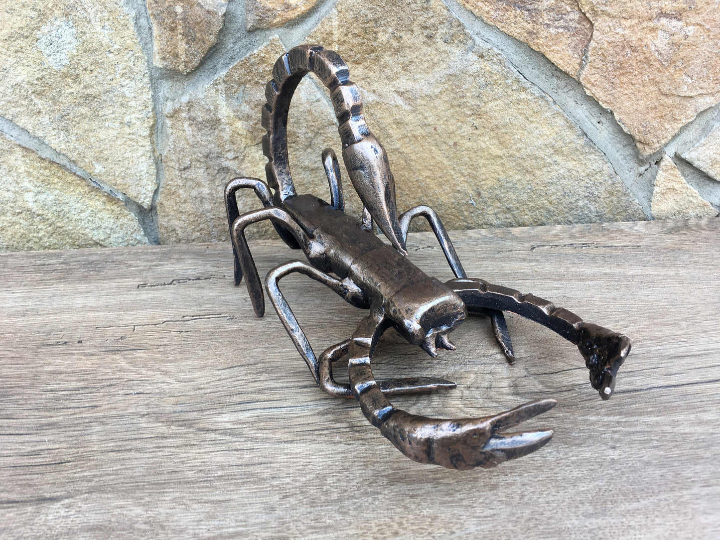 Scorpion, hand forged scorpion, scorpion figurine, arachnid sculpture, arachnophobia, bug, zodiac, taxidermy, horoscope Scorpio,zodiac gift