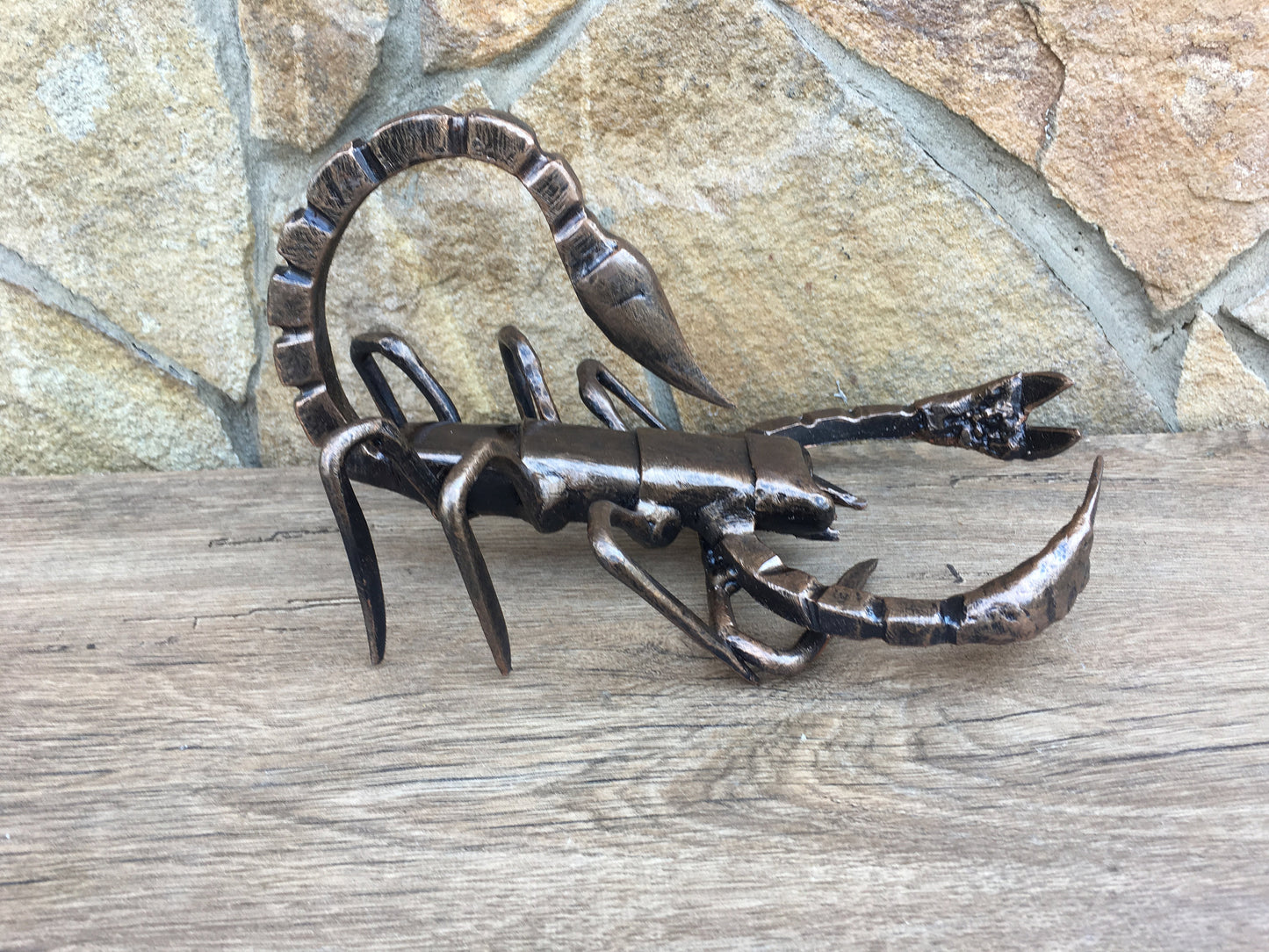 Scorpion, hand forged scorpion, scorpion figurine, arachnid sculpture, arachnophobia, bug, zodiac, taxidermy, horoscope Scorpio,zodiac gift