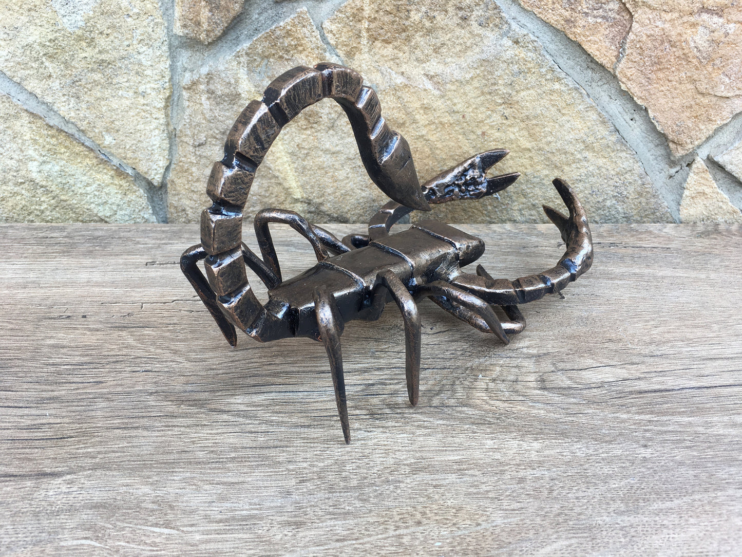 Scorpion, hand forged scorpion, scorpion figurine, arachnid sculpture, arachnophobia, bug, zodiac, taxidermy, horoscope Scorpio,zodiac gift