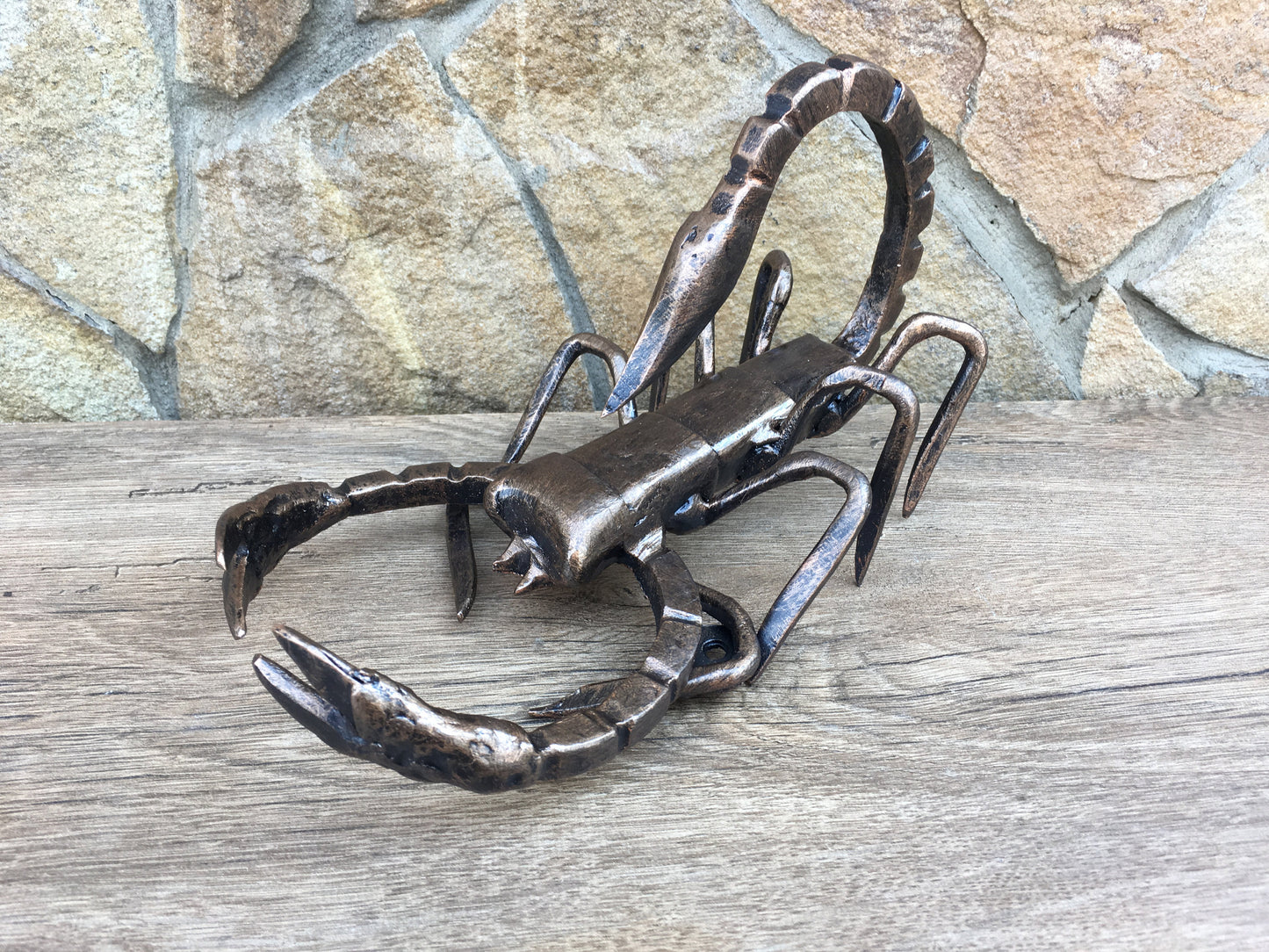 Scorpion, hand forged scorpion, scorpion figurine, arachnid sculpture, arachnophobia, bug, zodiac, taxidermy, horoscope Scorpio,zodiac gift