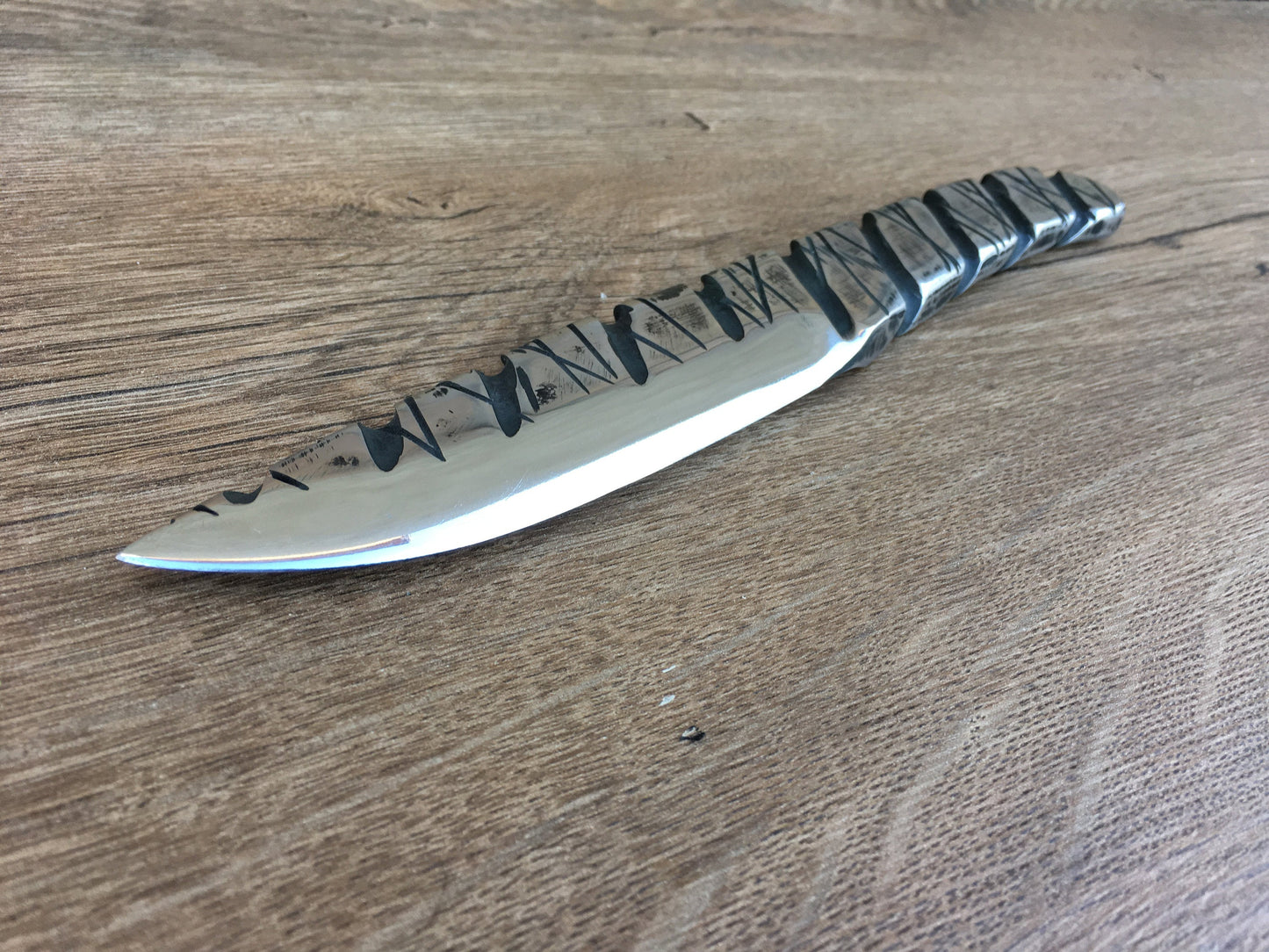 Steel anniversary gift for him, 11 year anniversary gift for him, kitchen knife, culinary knife, wedding anniversary gift, 11th anniversary