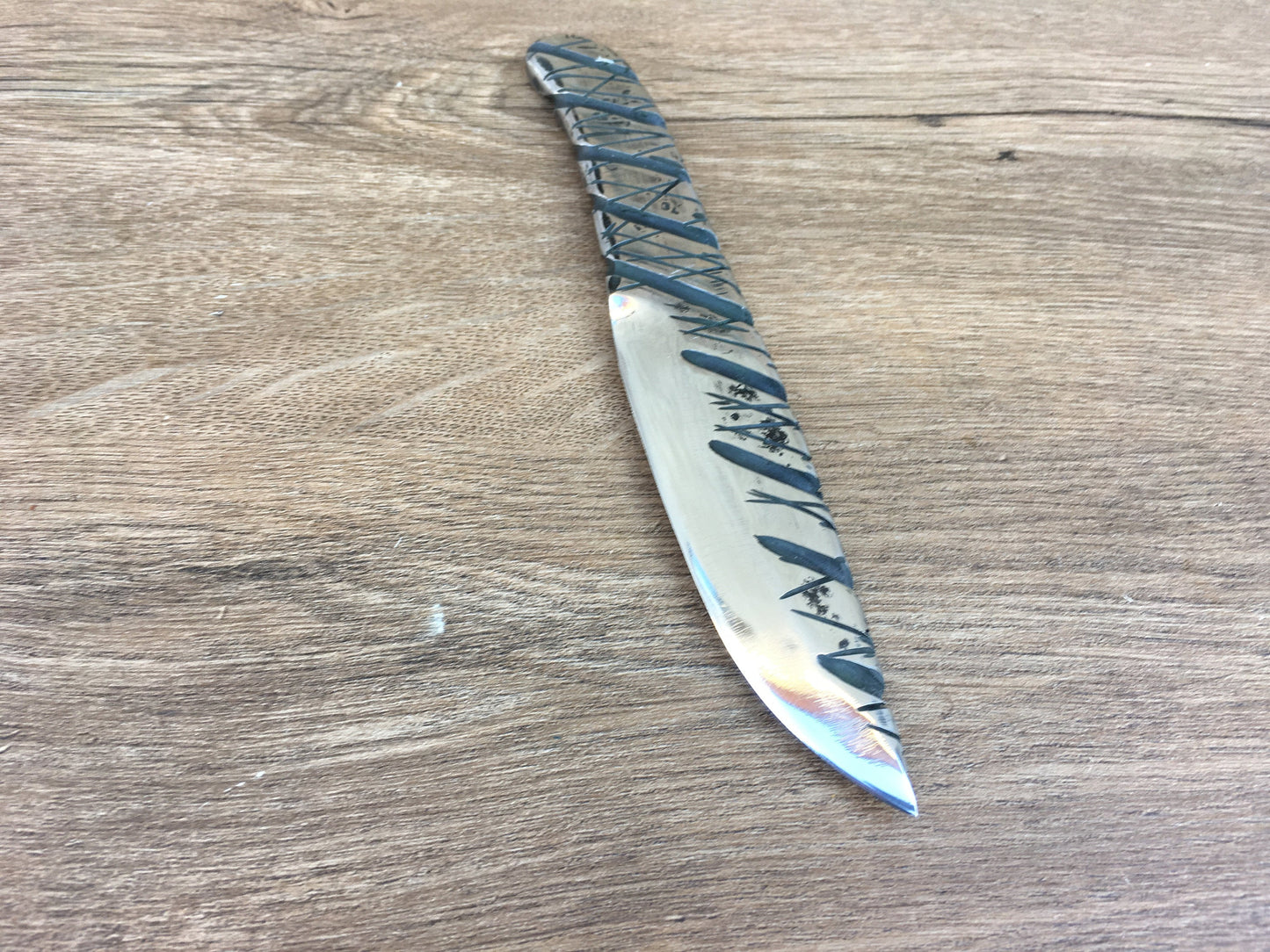 Steel anniversary gift for him, 11 year anniversary gift for him, kitchen knife, culinary knife, wedding anniversary gift, 11th anniversary