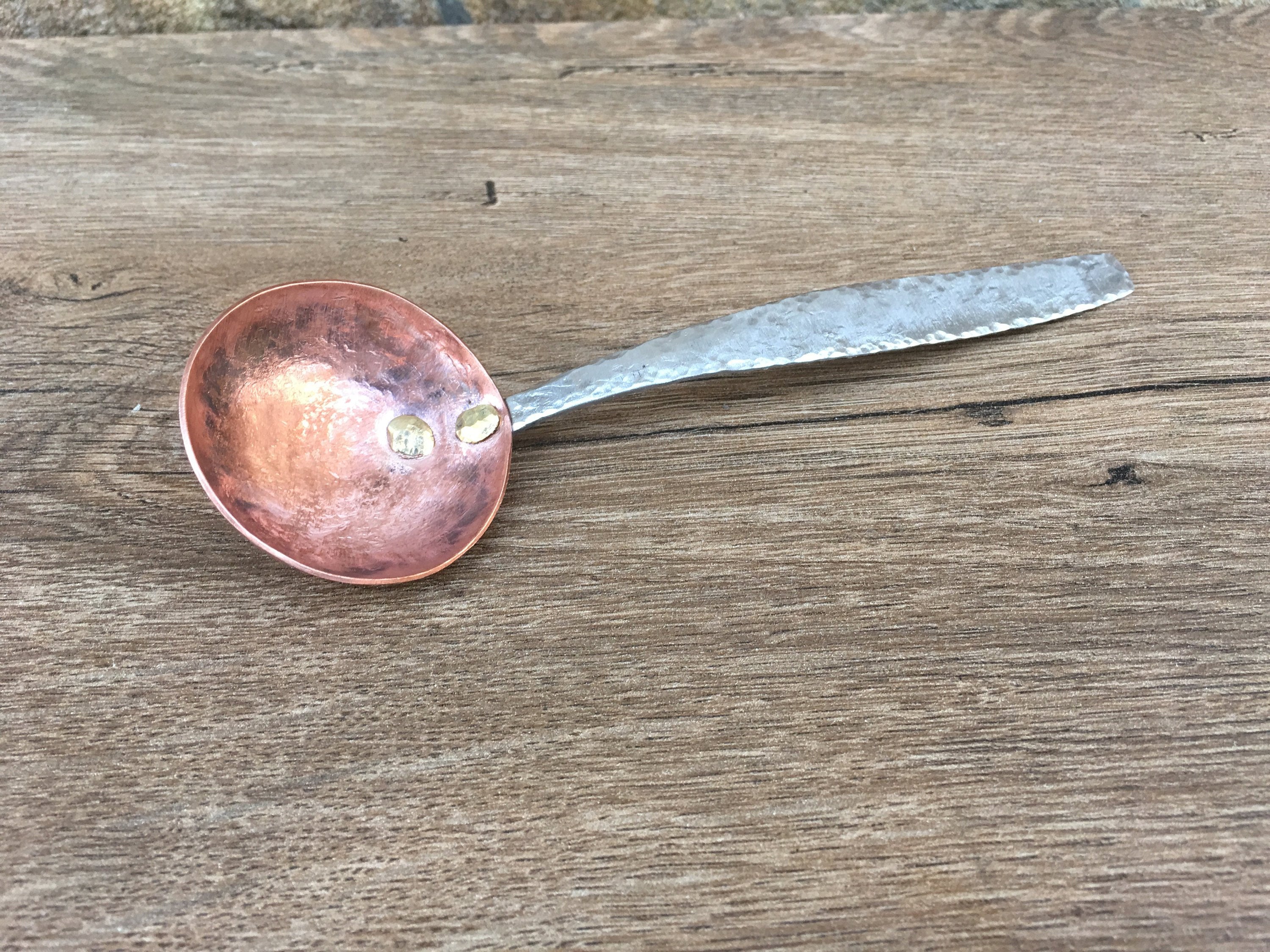 Medieval scoop, mid century spoon, copper spoon, viking spoon, medieva ...