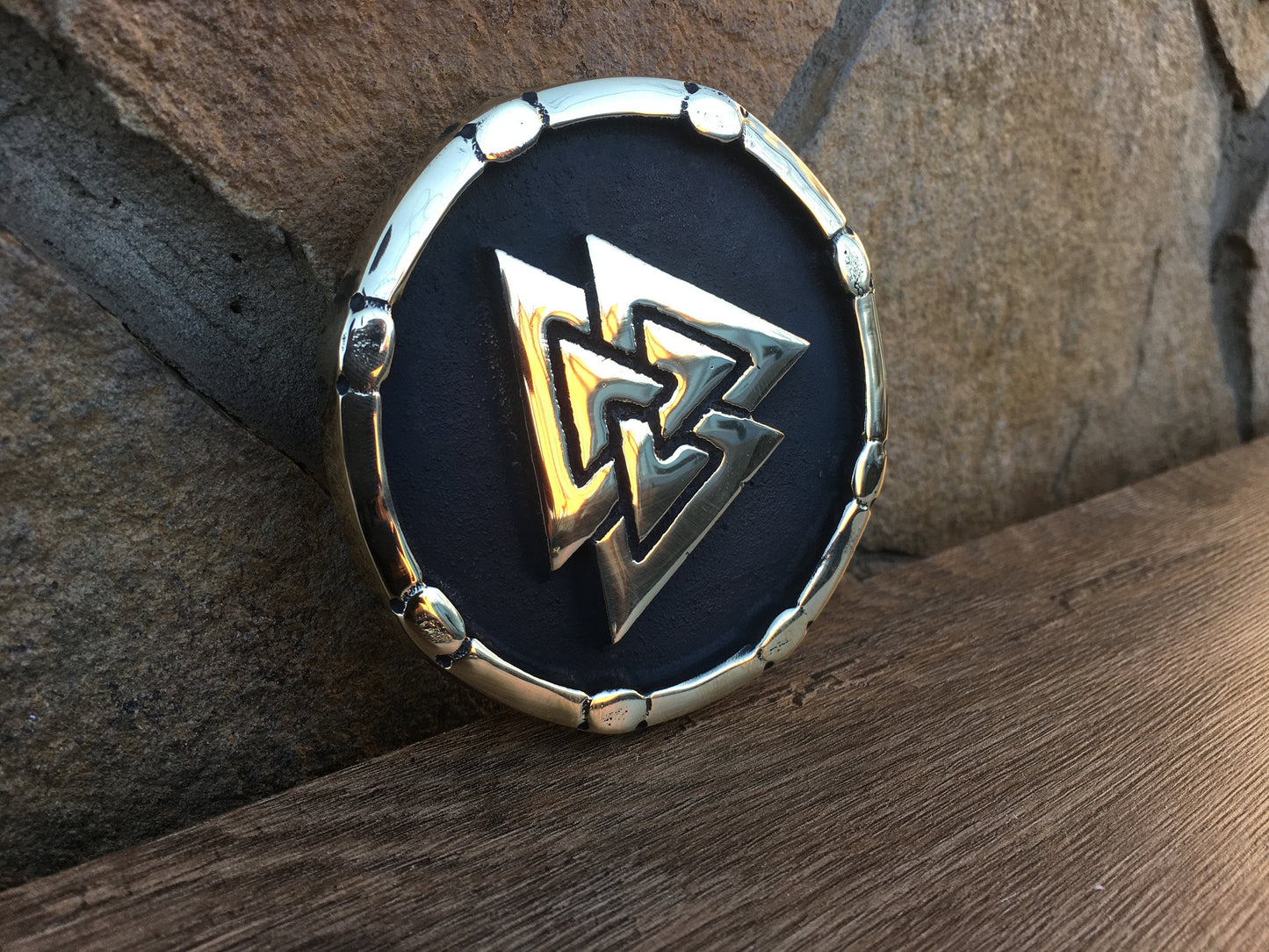 Runic buckle, Valknut buckle, viking buckle, mens buckle, belt buckle, buckle with runes, runic symbol, Valknut charm, Valknut patch, pagan