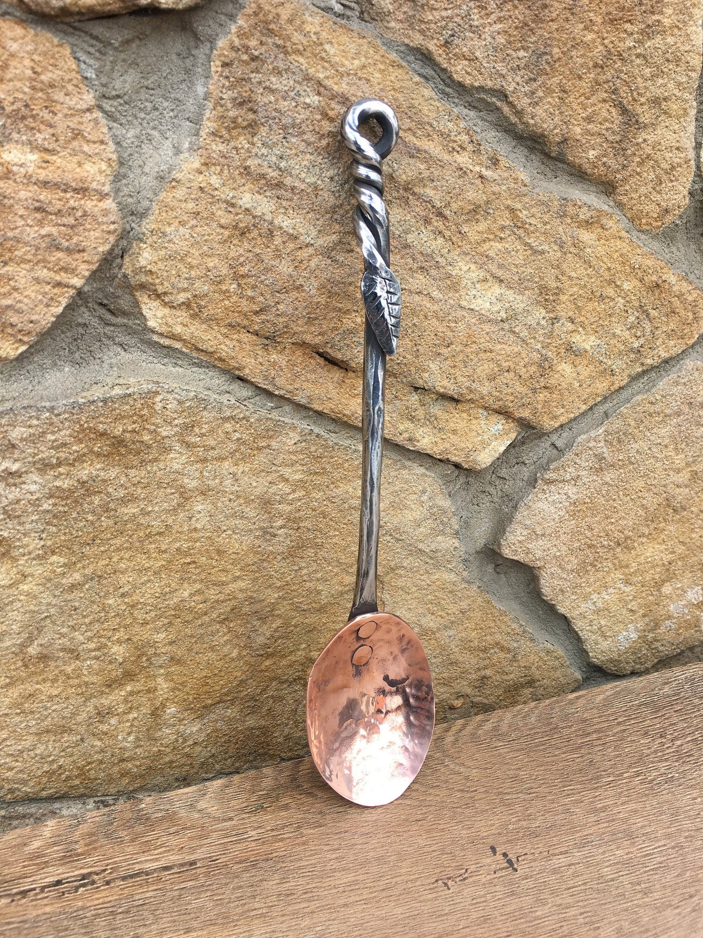 Medieval spoon, medieval fork, mid century spoon, copper spoon, viking spoon, medieval cutlery, viking cutlery, medieval flatware,spoon,fork