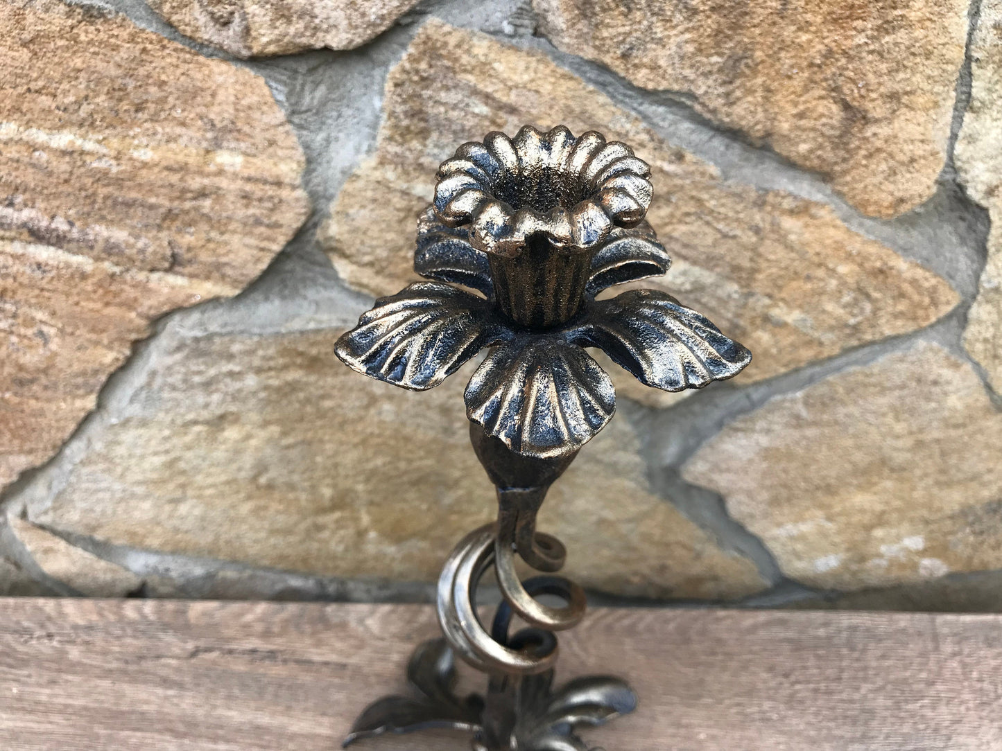 Iron gift, iron candle holder, candle holder, candle stick holder, mothers day gift, her birthday gift, her best gift, romantic gift for her
