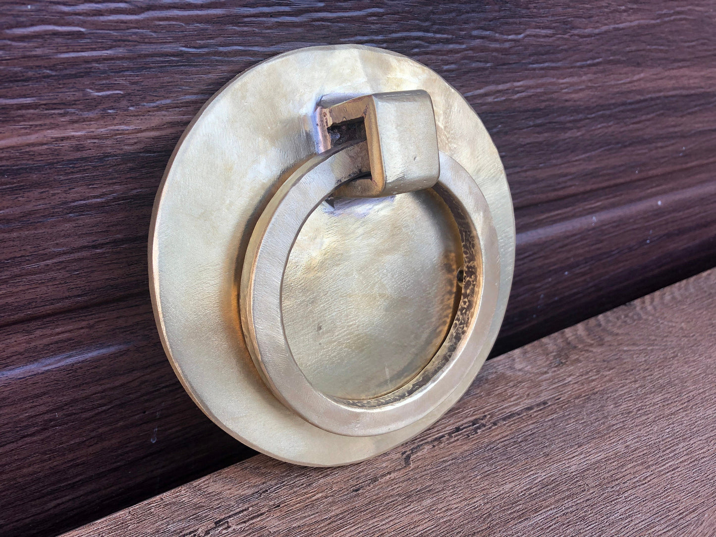 Bronze door knocker, door knocker, door pull, door ring, door puller,pull ring handle,bronze gifts,8th anniversary gift,engraved bronze gift