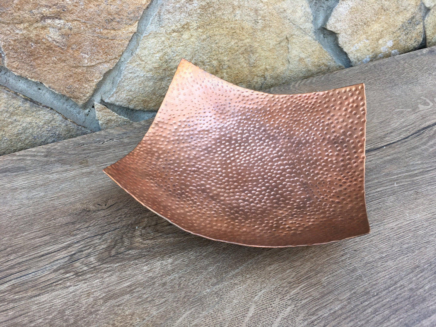 Hammered copper bowl, copper anniversary gift, 7 year anniversary gift, copper gifts, 7 year gifts, copper gift for her, copper gift for men