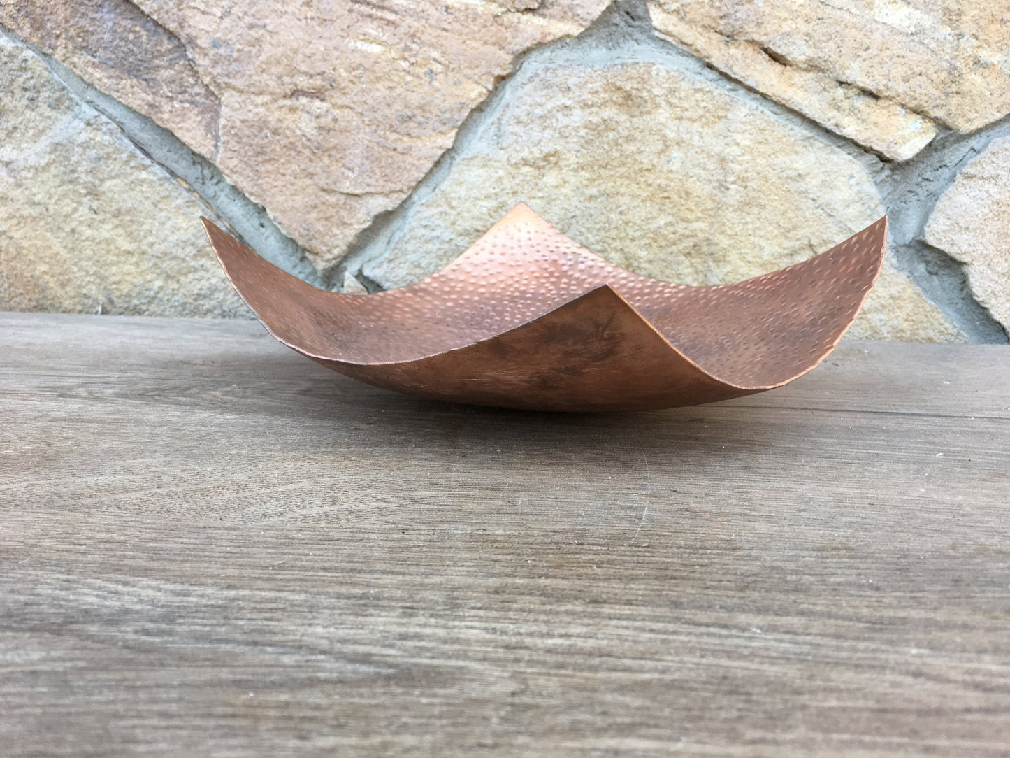 Hammered copper bowl, copper anniversary gift, 7 year anniversary gift, copper gifts, 7 year gifts, copper gift for her, copper gift for men