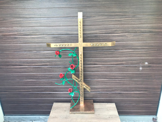 Memorial cross, cross for grave, mouring, grief, sympathy, religious, faith, tranquility, in memory, coffin,grave marker,cemetry,crematorium