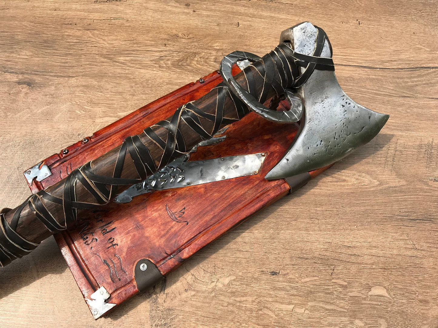 Axe holder, holder for axe, wall axe holder, viking axe, viking hatchet, pagan axe, mens gifts, Norse axe, viking gift,wooden gift,mens gift
