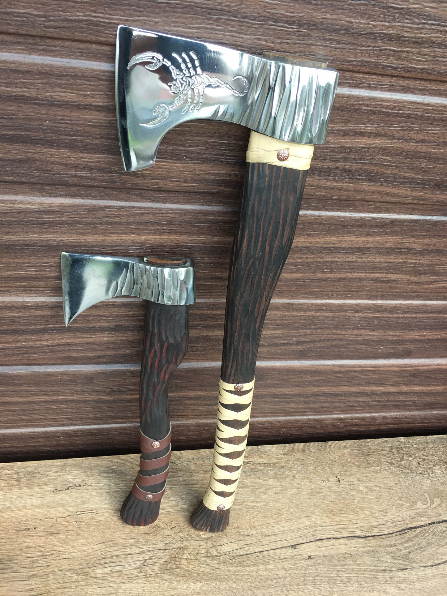 Retirement gift, mens gift, axe gift, viking axe, scorpion, viking armor, handyman gift, tools, grandpa gift, cosplay weapon, cosplay armor