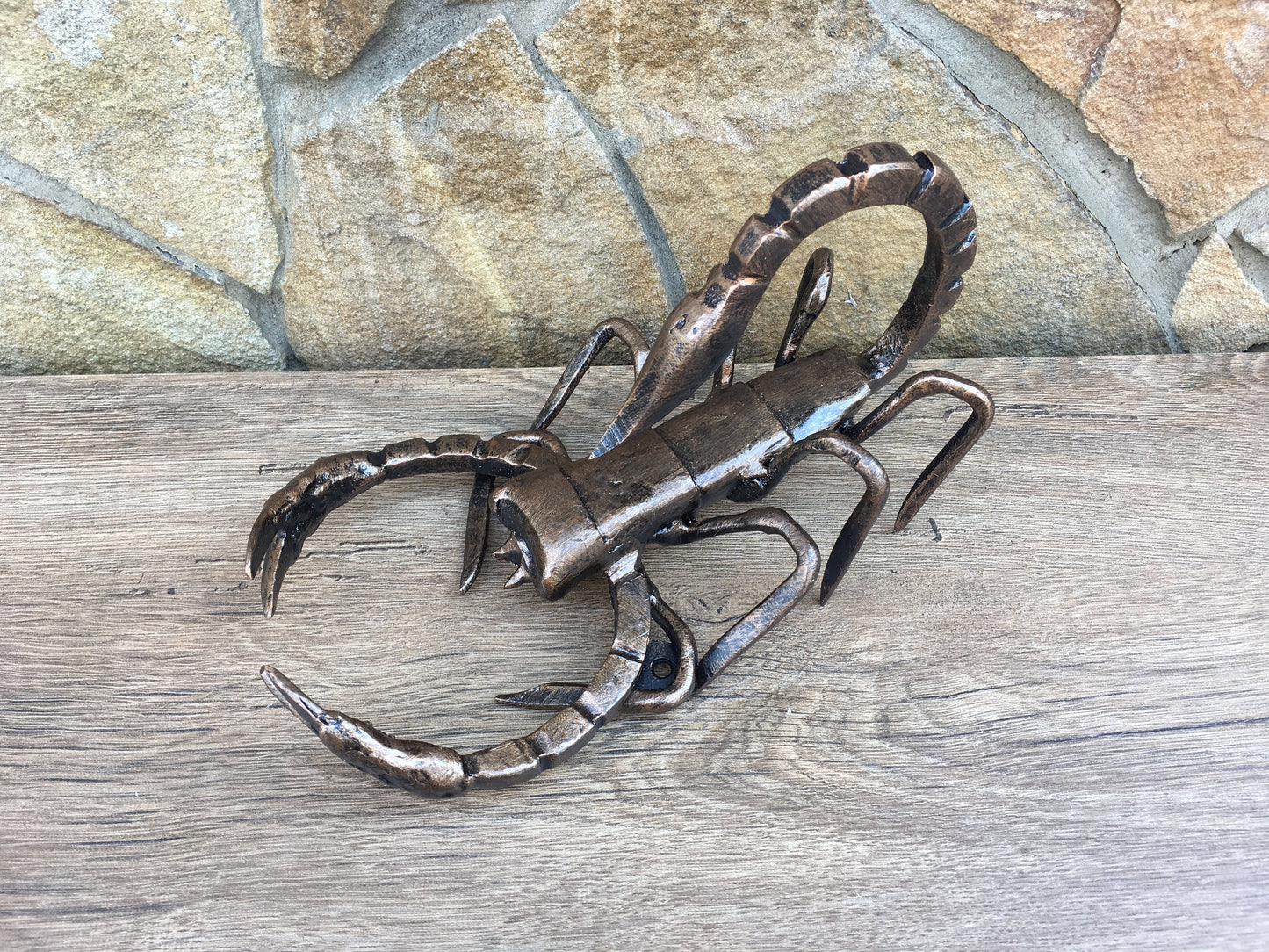 Scorpion, hand forged scorpion, scorpion figurine, arachnid sculpture, arachnophobia, bug, zodiac, taxidermy, horoscope Scorpio,zodiac gift