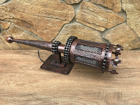 Steampunk sconce, wall sconce, industrial sconce, industrial sconce light, recycled light fixture, steampunk lamp, steampunk light, cross
